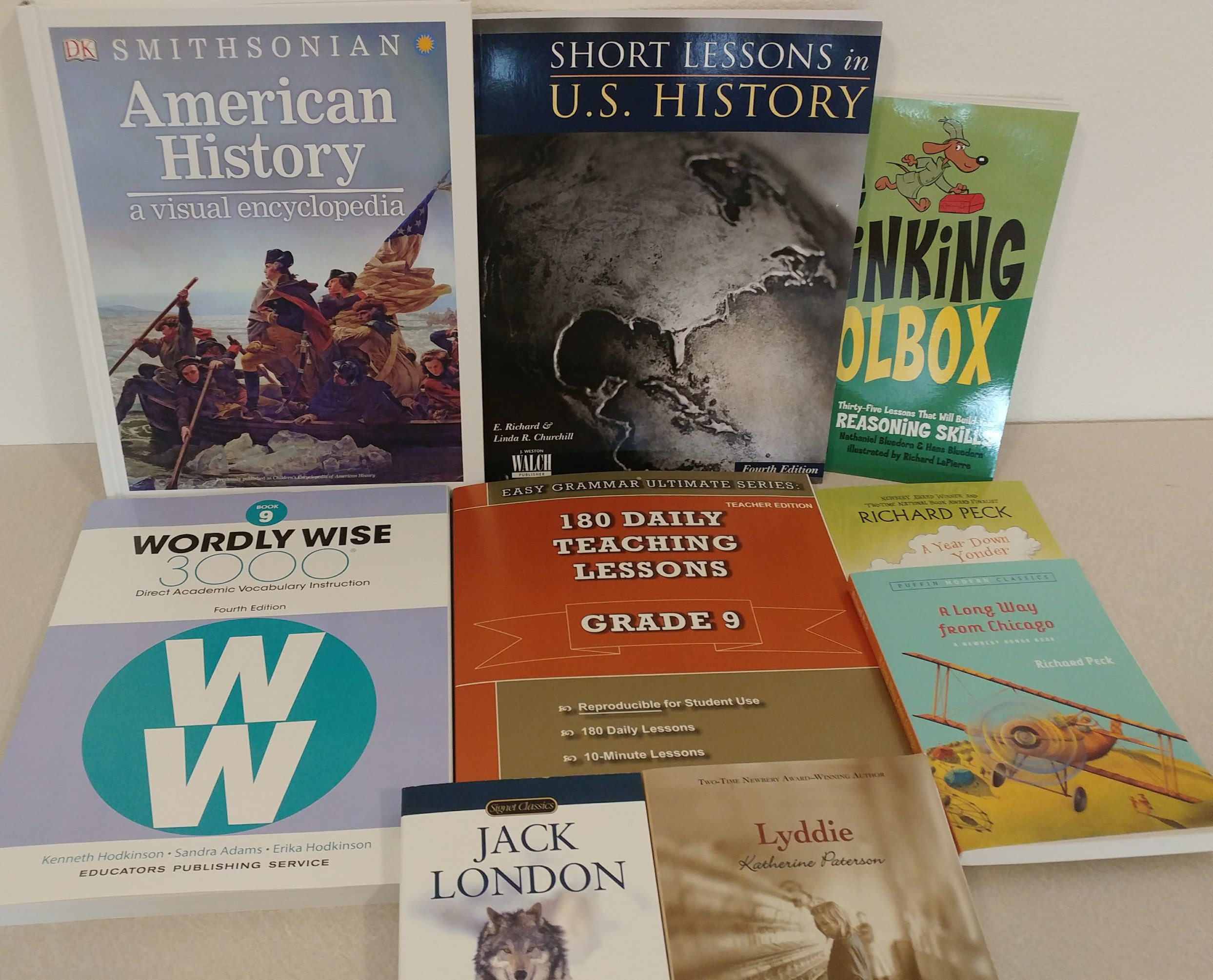 Grade 9 Deluxe American History curriculum pkg ...